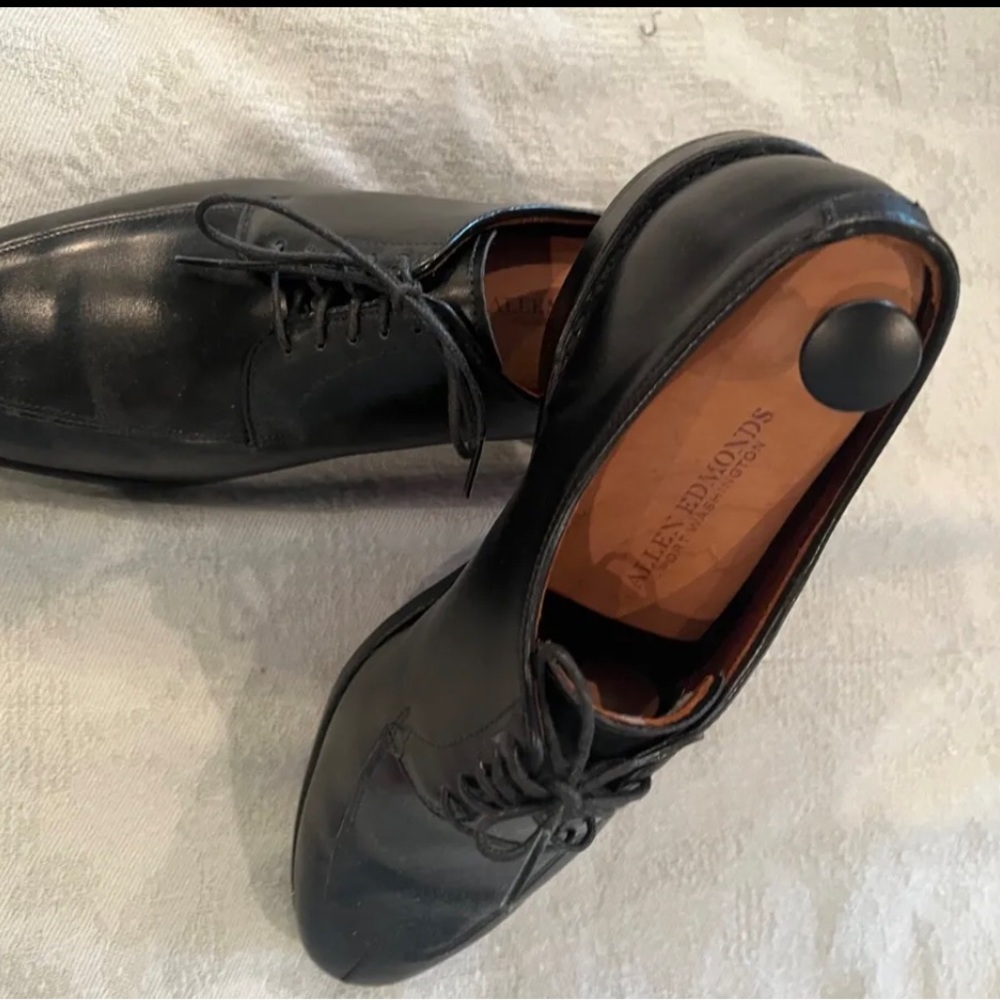 Allen Edmonds Men's “Delray" Oxford Black Leather Dress Shoes 9.5 3E